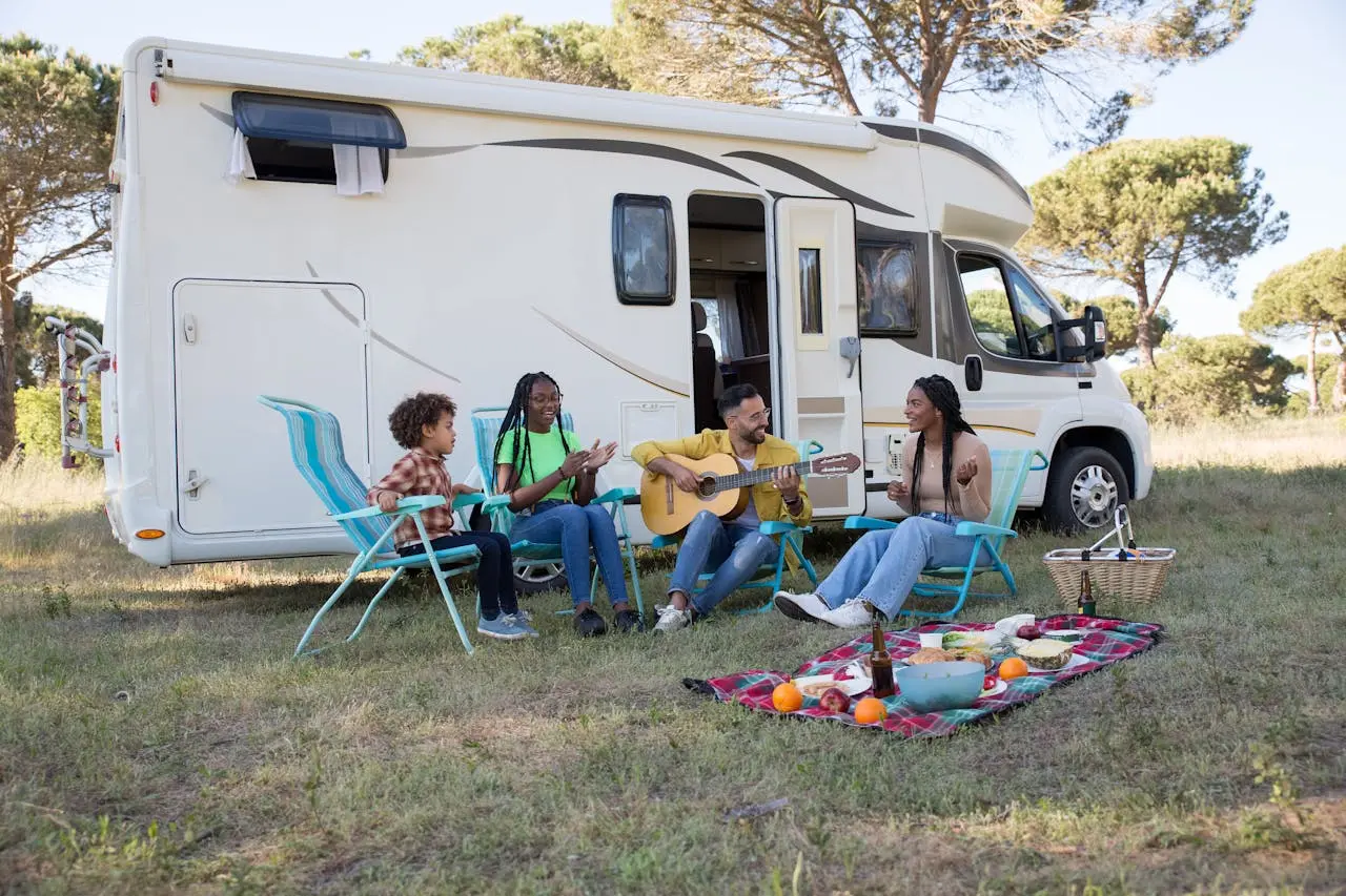 Spacious full hookup RV sites in Augusta