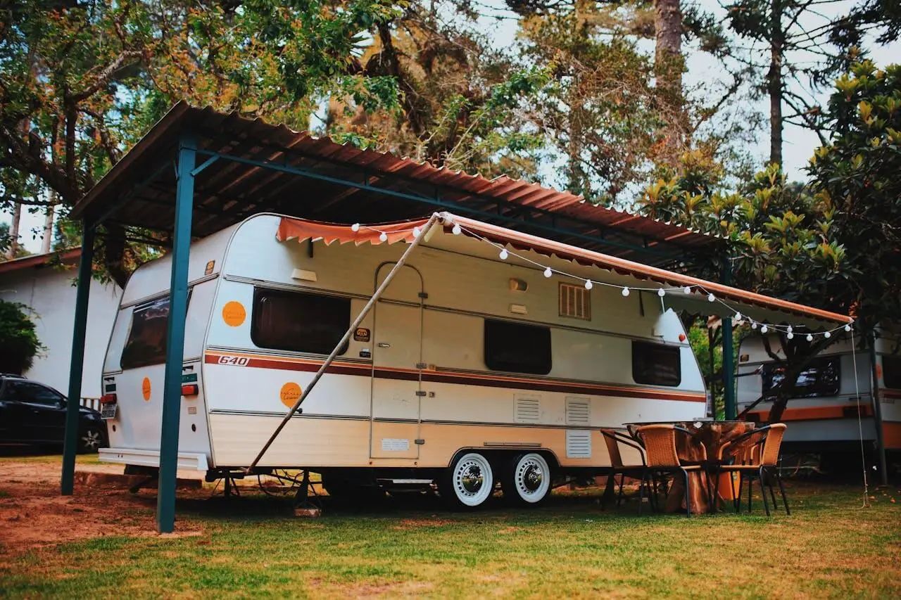 Quiet RV sites with green space in Augusta
